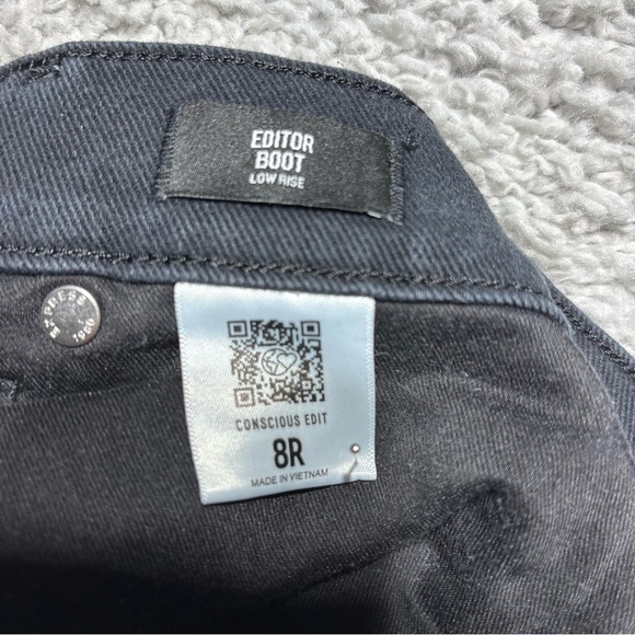 Express Jeans Womens 8 Editor Boot Cut Low Rise Denim Minimalist Stretch Classic - Picture 3 of 4